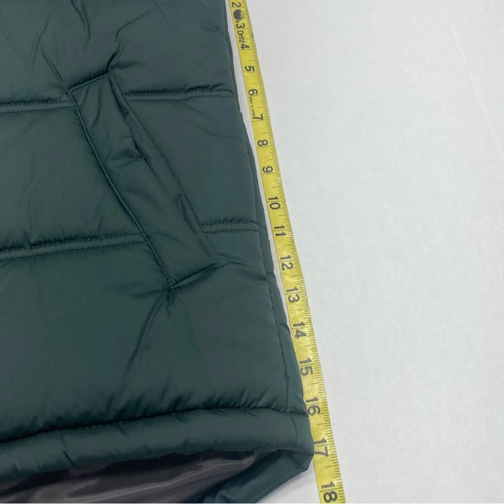 PUFFER VEST MENS MEDIUM GREEN WEATHERPROOF VINTAGE - Picture 7 of 10